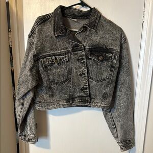Acid Wash Denim Jacket